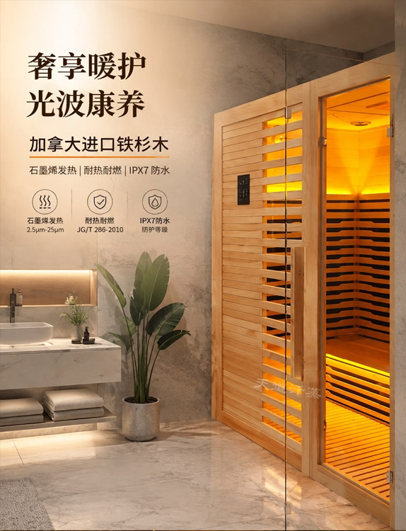 珠海別墅光波房定制｜華發(fā)院子地下室 2㎡家用光波房案例